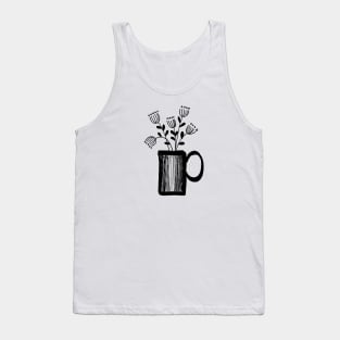 Plant2 BW - Full Size Image Tank Top